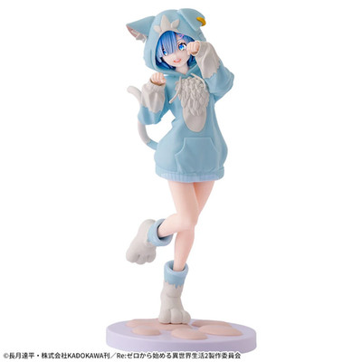 Rem Fluffy Pack Luminasta Sega Re: Zero Anime Figur Sealed Original