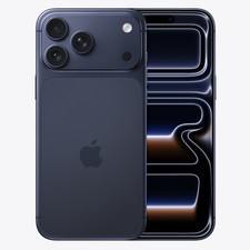 Apple 90%+ iPhone 17 Pro Max 1TB Unlocked 6.9" (Blue) A3257 w/1 Year Warranty