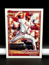 1991 Topps Baseball Trading Card Cardinals Ken Hill #591