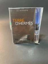 HERMES “TERRE D’ HERMES” MENS : EAU DE TOILETTE SAMPLE NEW Vial