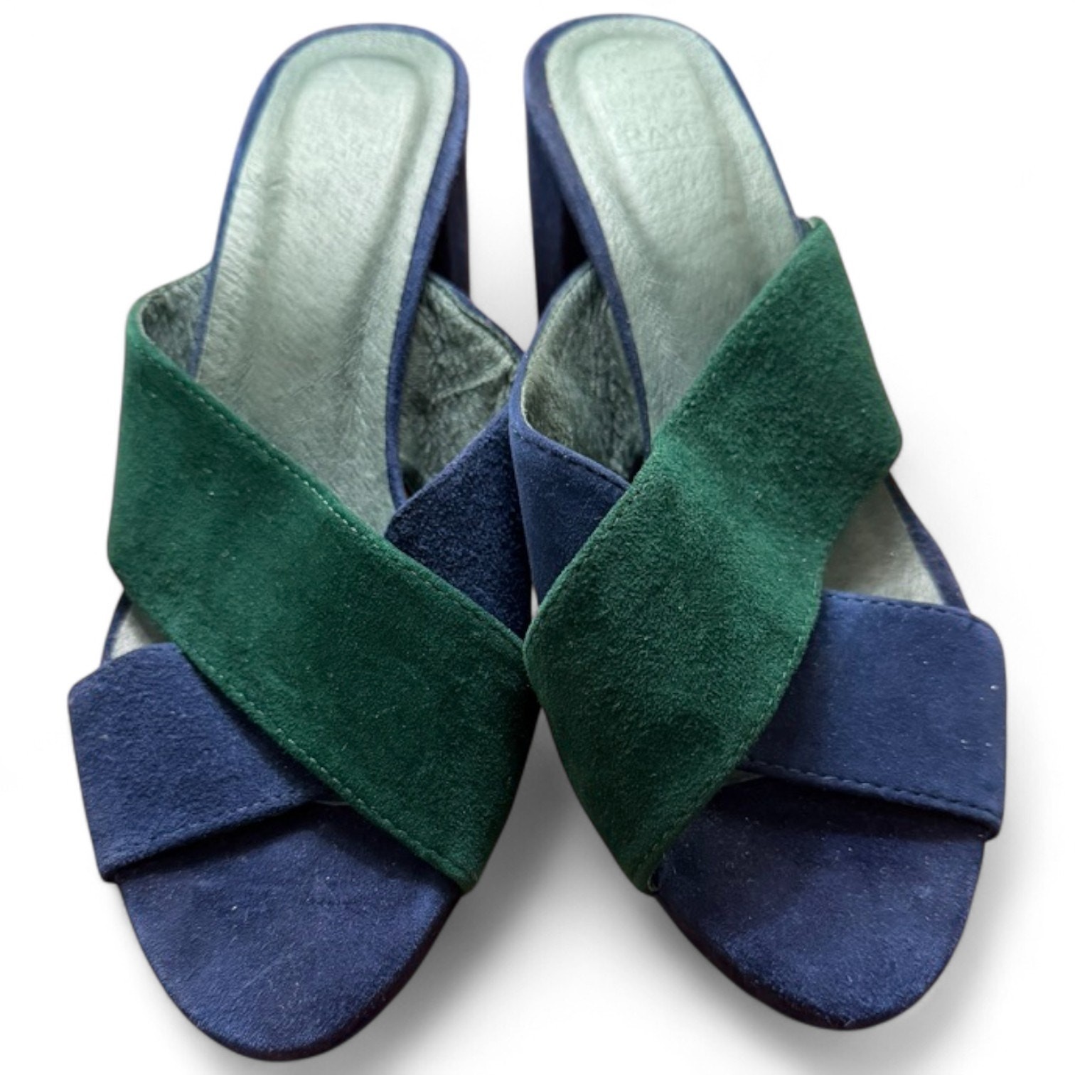 RAYE x Stone Cold Fox Chloe Platform Heels Two-Tone Suede REVOLVE Collab Size 6