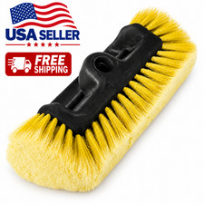 10" Car Wash Brush Head Super Soft Bristle for RV Boat Truck Auto Walls Cleaning