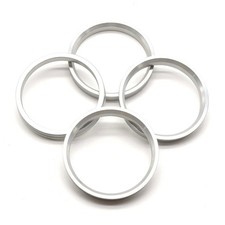 Hub Centric Rings 73.1mm Od To 64.1mm Id Silver Aluminum Pack Of 4 Hub Centric Rings 73.1mm Od To 64.1mm Id Silver Aluminum Pack Of 4