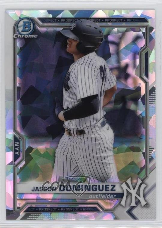 2021 Bowman Chrome Prospects Atomic Refractor Jasson Dominguez #BCP-13 16zo