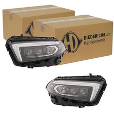 2x DIEDERICHS LED SCHEINWERFER LINKS+RECHTS passend f&uuml;r MERCEDES-BENZ A-KLASSE