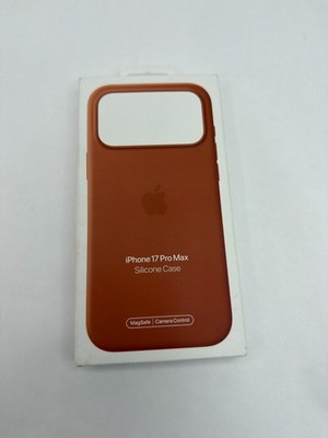 FOR Durable Apple Silicone Case with MagSafe for iPhone 17 Pro Max Terra Cotta