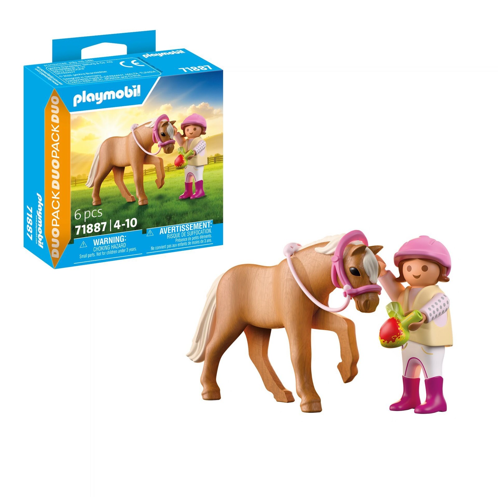 Girl & Pony Horse Duo Pack Playset - 71887 - Playmobil