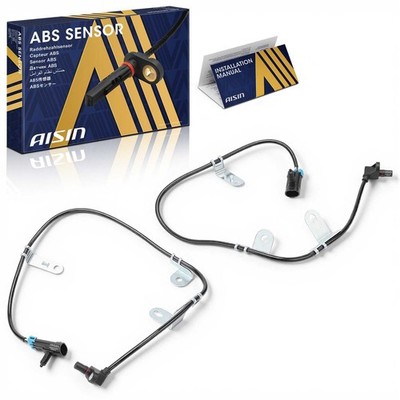 AISIN Qty(2) Front ABS Wheel Speed Sensor for GMC Yukon Chevrolet K1500 Suburban