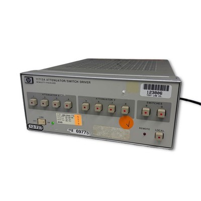 HP 11713A Attenuator Switch Driver GPIB HPIB 24V RF Test Controller Agilent Lab