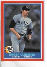 1987 Fleer Revco Baseball's Hottest Stars Roger Clemens Card