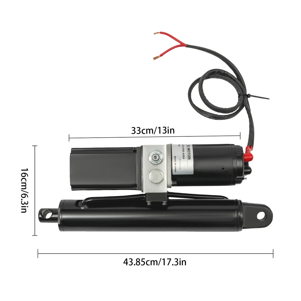 ACTUADOR CILINDRO HIDRÁULICO ELÉCTRICO 2 TONELADAS 4409LB ACTUADOR LINEAL ELÉCTRICO 200MM Foto 4 de 4