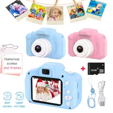 1080P Kids Digital Camera HD Mini Cute Camcorder for Children With 32G TF Card