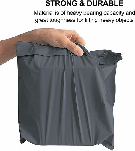 100 x Mixed Grey Mailing Poly Postal Self Seal Bags 4 Sizes 25 from Each Bags UK - Picture 6 of 12