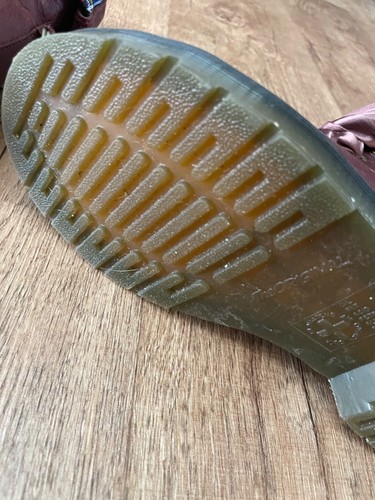 Doc Martens Boots Gr. 38 rot Karo Schnürstiefel neu - Bild 8 von 18