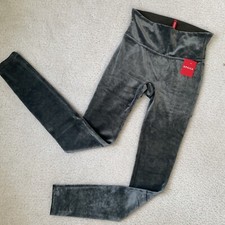 Spanx Velvet Leggings Size S Dark Palm NWT