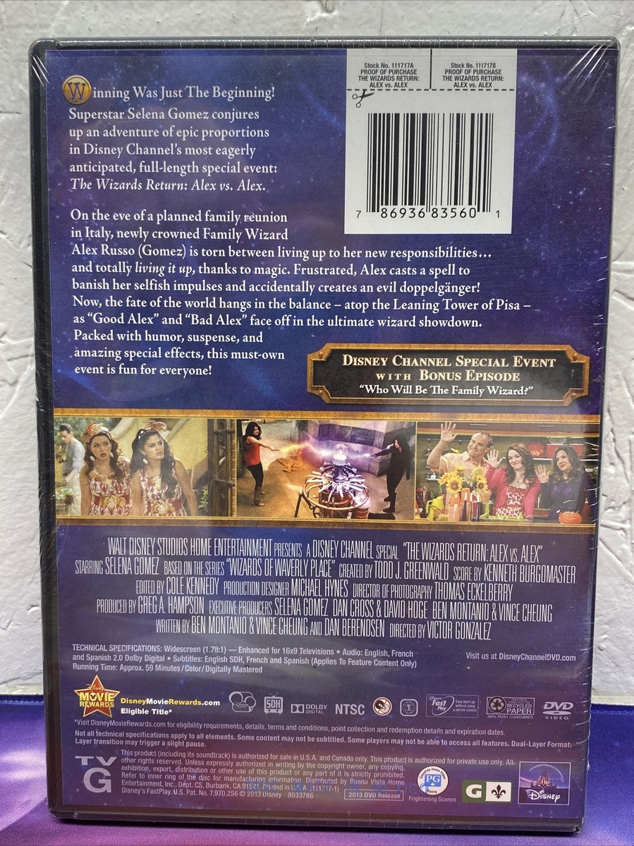 The Wizards Return: Alex vs. Alex (Disney,DVD,2013, Wide-screen
