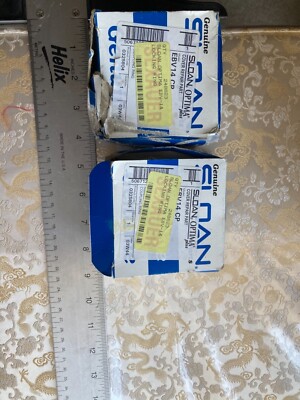 Lot of 2 Sloan EBV14CP Chrome Coupling Locking Ring NEW!! 
