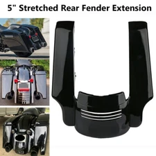 5" Rear Fender Mudguard Extension Stretched Filler For Harley Touring Glide