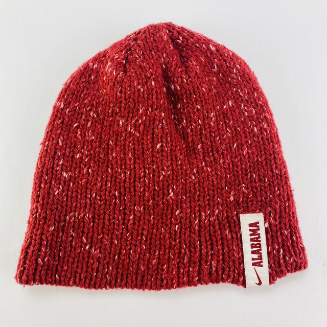 Nike Alabama Crimson Tide Red Knitted Beanie Toboggan Cap | eBay
