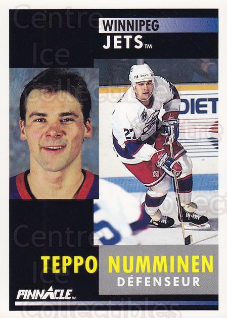 1991-92 Pinnacle French #166 Teppo Numminen