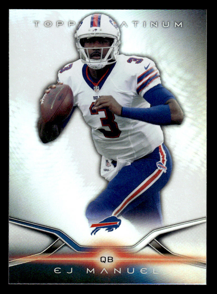 2014 Topps Platinum #26 EJ Manuel Card Buffalo Bills