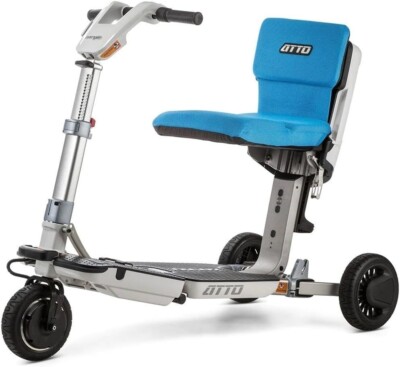 ATTO Padded Cushion For Seat & Back Support Extra Comfy Experience Blue Portable