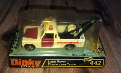 dinky no430コマーレッカー、1954年製 Vintage Dinky Land Rover Breakdown Crane Truck No 442 with