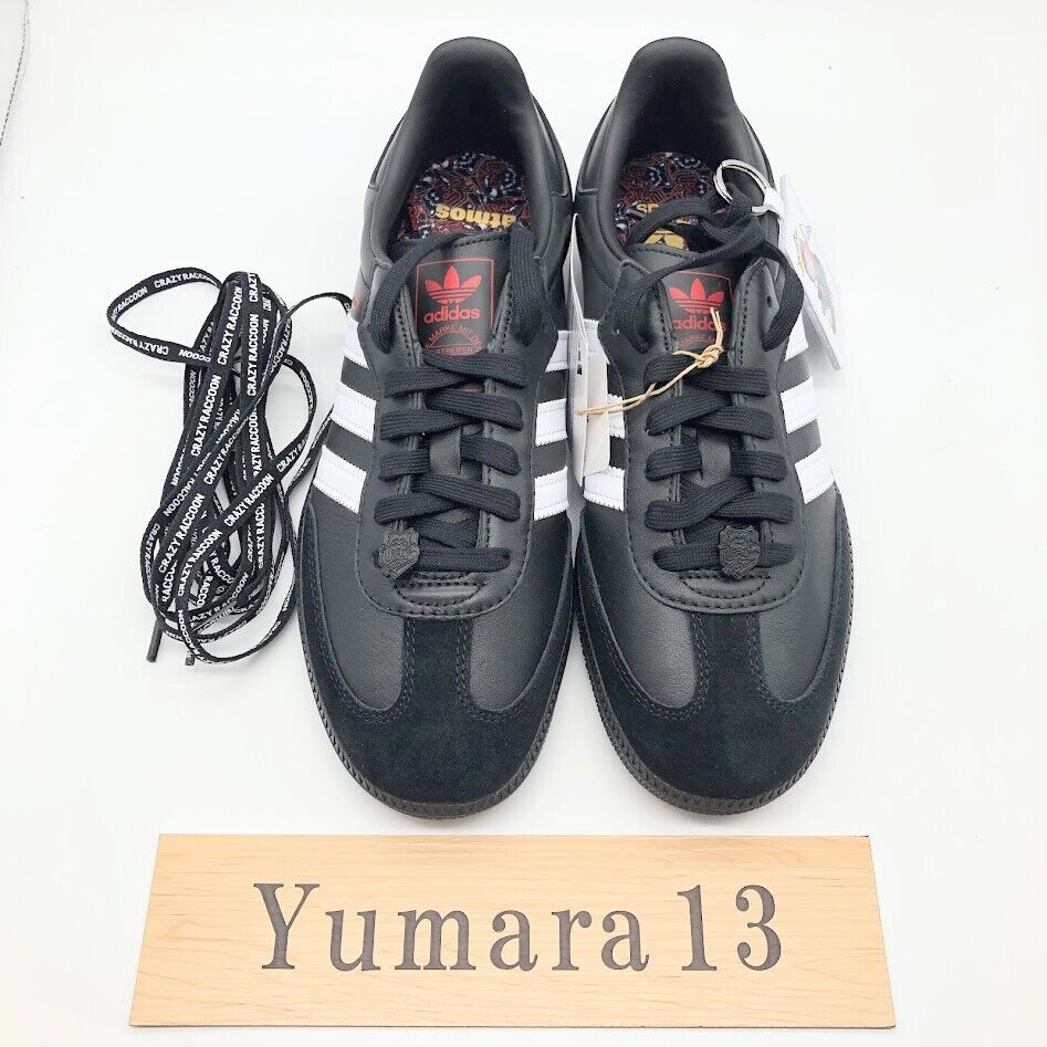 Crazy Raccoon atmos adidas Originals Samba Core Black IH3518 Crazy Raccoon atmos adidas Originals Samba Core Black IH3518