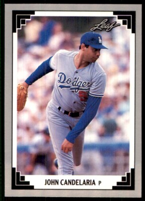 1991 Leaf John Candelaria Los Angeles Dodgers #324