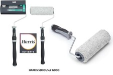 Harris 9" Ultimate Power coat Paint Roller Emulsion Pint Roller Wall & Ceiling 