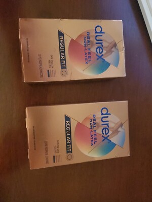 Durex Real Feel Non Latex Condoms, Lubricated Polyisoprene 10 ct