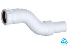 Flexible Waste Pipe Coupling Hose 40mm Bath or Kitchen Sink - Adjustable Length