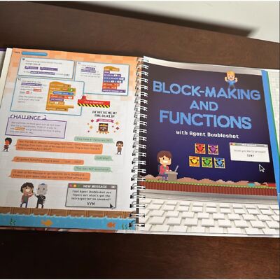The Coding Book by Hinkler | Learn to Code for Kids w/ Snap! | STEM Game Book