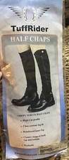 NEW TUFFRIDER MEDIUM CHILD SIZE SYNTHETIC HALF CHAPS