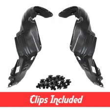 Front Fender Liner Set w/ Clips For 1997-2001 Honda Prelude HO1248115 HO1249115