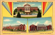 Dallas Texas Southern Methodist University Student Dorms Dallas Hall Unposted
