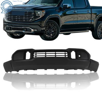 Front Bumper Lower Cover Black For 2022-2024 GMC Sierra 1500 W/Tow