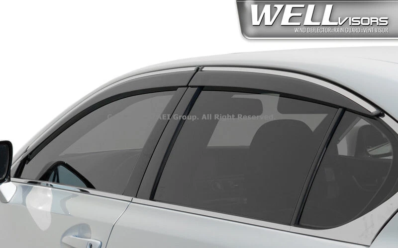 WELLvisors for GS350 GS450h 13-20 Side Window Side Guard Deflectors - Image 3 of 4