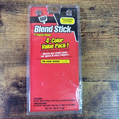 DAP 4 PACK BLEND STICKS FOR DARK WOODS   