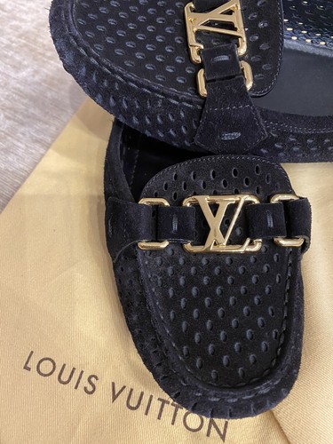 Louis Vuitton Flat Suede Loafer Women's 