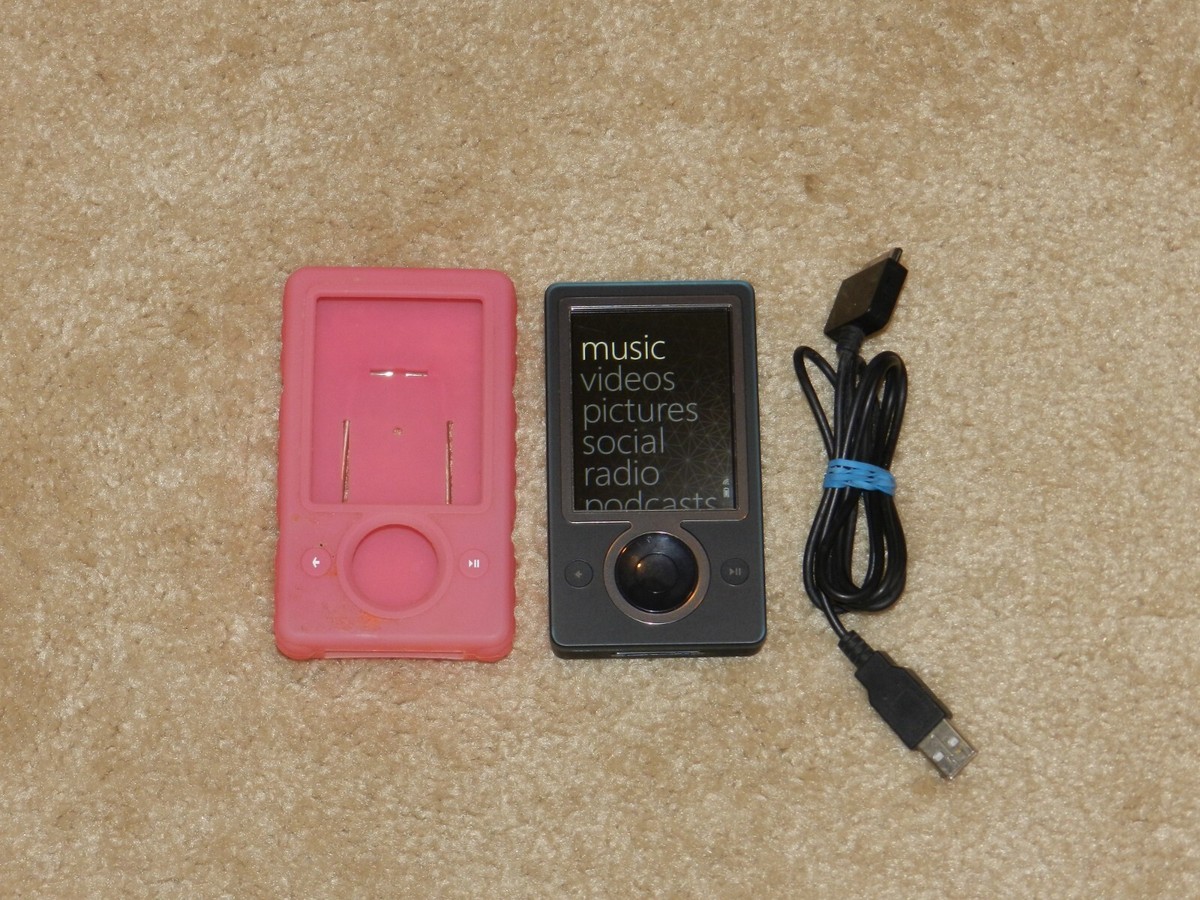 Microsoft Zune 30GB MP3 Player 1091 W/ CHARGING CORD TESTED WORKS