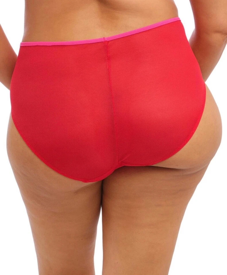 Braguitas Elomi Kintai Cha Rojo Rosa Talla L 14 16 Cintura Alta 301251 Nuevas Foto 2 de 4