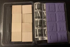 Stampin  Up A Is For Adorable Rubber Stamp Set Letters 2006