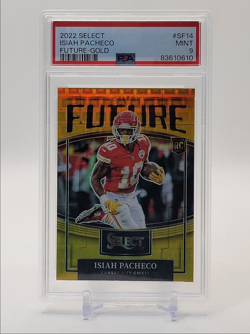 Isiah Pacheco Panini Select Select Future #SF14 Gold