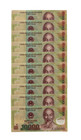 10 x Vietnam 10,000 Dong Banknote, 2020, P-119, UNC, Polymer, USA Seller
