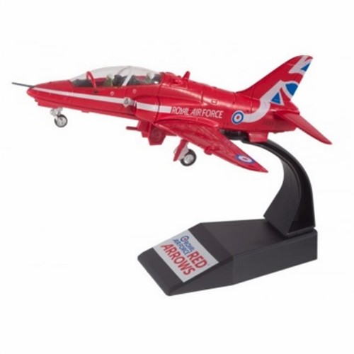 RAF RED ARROWS 1:72 Scale Diecast Red Arrows Hawk Model Plane With Display Stand - Picture 2 of 2