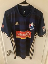 Maillot de football North Carolina FC match/match porté/utilisé NASL 2017 - Shipalane USL