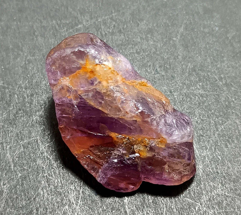 207.55 Ct Natural Bolivian  Ametrine Specimen Rough Certified Rare Gemstone - Image 3 of 4