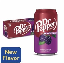 Dr. Pepper BlackBerry 12 Pack Cans - NEW FLAV...