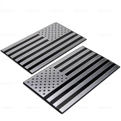 Car Emblem 3D Alloy Metal US USA The United States American Flag Sticker Logo Car Auto Spor American Flag Stickers - Foto 4